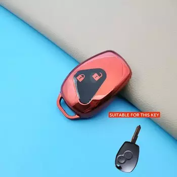 ТПУ чехол для ключа с дистанционным управлением для Nissan Almera для Renault Clio Dacia Logan Megane Espace Kangoo Duster передняя крышка автомобильные аксессуары