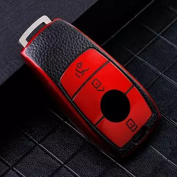 ТПУ кожаный чехол для автомобильного ключа чехол для Mercedes Benz A C E S G GLS CLA Class W213 W177 W205 W222 X167 W177 AMG аксессуары