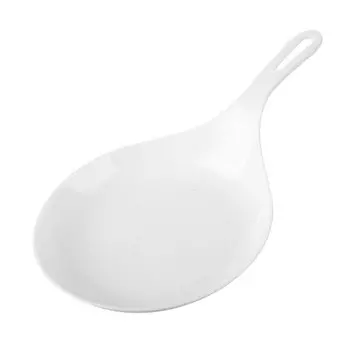 TPXCKz Ручная белая тарелка с ручкой