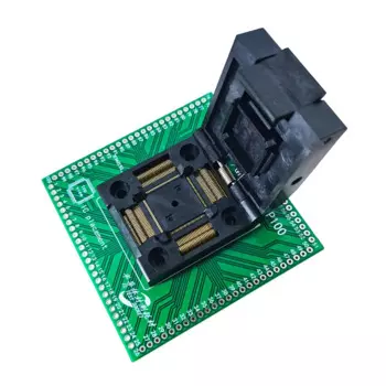 TQFP LQFP QFP100 сиденье для сжигания SMT32 MCU раскладушка чтение и запись Программирование сиденье тестовое приспособление