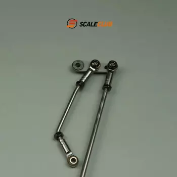 Тягач-тягач Scaleclub модель 1/14 8X8 8X4, тяжелый буксировочный грузовик, передний 1 задний 3 тяга рулевого стержня для Tamiya Lesu для Scania Man