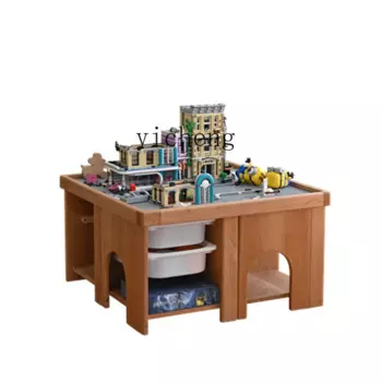 Tqh куб игровой журнальный столик рандомный игровой стол для детей Конструктор Lego сборка для гостиной