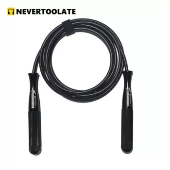 Тяжелое Скакалка NEVERTOOLATE, 711 г, 1,5 фунтов, 8 мм, ПВХ веревка, регулируемые Утяжеленные стержни, фитнесс, Кроссфит, канат
