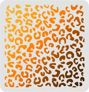 Трафарет для кожи леопарда Beebeecraft 30x30 см