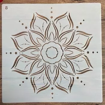 Трафарет для мандалы PenhuaMoban 30*30 см