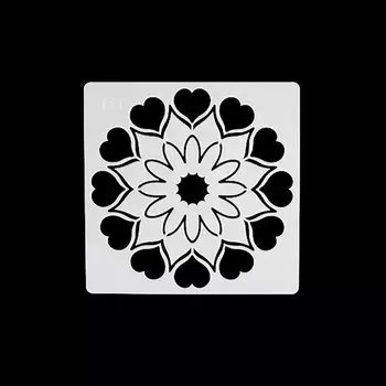 Трафарет для рисования мандал XIALUOSHAN 12 дизайнов