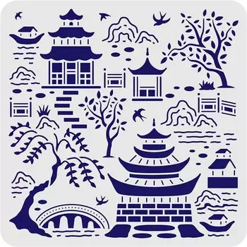 Трафарет для рисования "Секретный сад" Beebeecraft