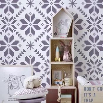 Трафарет для украшения стен, 40-80 см