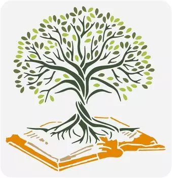 Трафарет «Древо жизни» для рисования