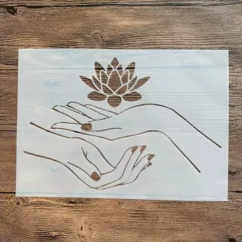 Трафарет мандала PenhuaMoban 29*21 см