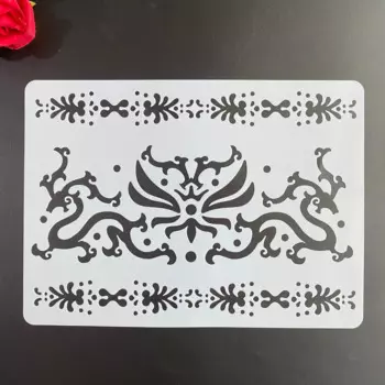 Трафареты A4 29*21 см для рисования мандалы