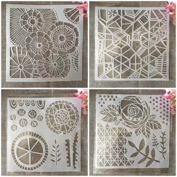 Трафареты для декупажа TIAMECH 4 шт.