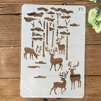 Трафареты для декупажа TIAMECH Flower Square Frame