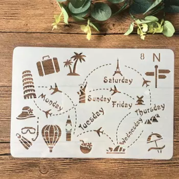 Трафареты для путешествий TIAMECH F5230-8