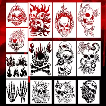 Трафареты для рисования 13 шт.