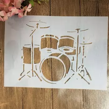 Трафареты для рисования барабан 29 см