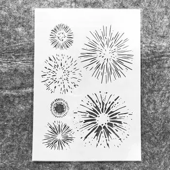 Трафареты для рисования цветы 29 см