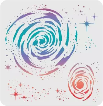 Трафареты для рисования «Космос Галактика» Beebeecraft