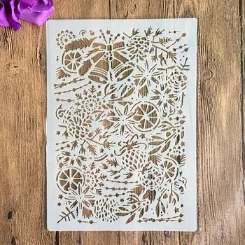 Трафареты для росписи "Рождественский колокольчик" PenhuaMoban