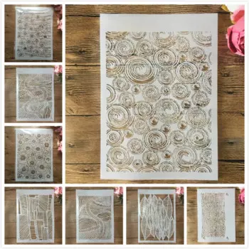 Трафареты из пластика 8 шт.