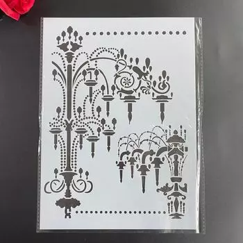 Трафареты LouhuaMoban A4 29*21 см