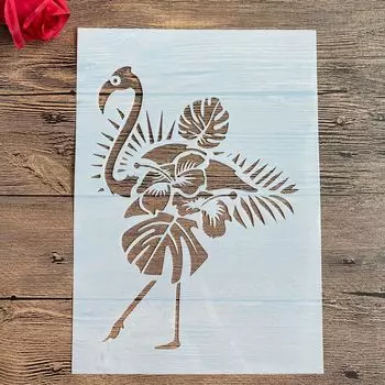 Трафареты PenhuaMoban для рисования фламинго