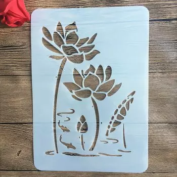 Трафареты PenhuaMoban Лотос A4