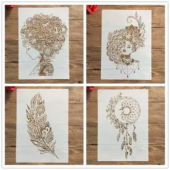 Трафареты PenhuaMoban Мандала А4