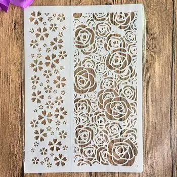 Трафареты PenhuaMoban Роза A4