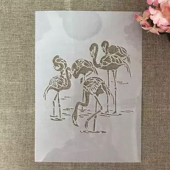 Трафареты TIAMECH Фламинго Рыбалка