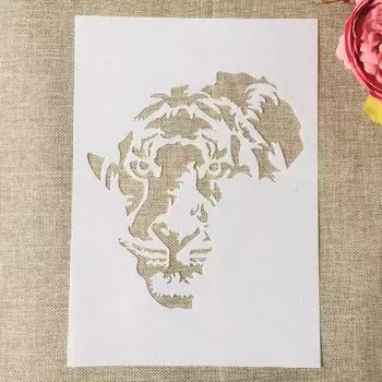 Трафареты TIAMECH карта Африки тигр