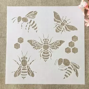 Трафареты TIAMECH Мандала Бабочки 30*30 см