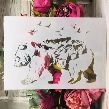 Трафареты TIAMECH набор из 1 штуки 29 см