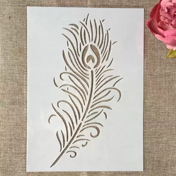 Трафареты TIAMECH Павлинье перо