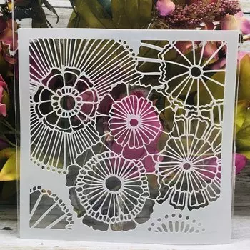 Трафареты TIAMECH подсолнухи 20*20 см