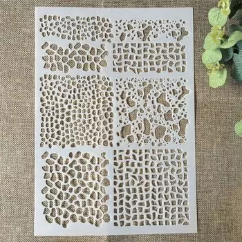 Трафареты TIAMECH с текстурой линий 29*21 см