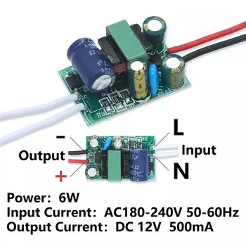 Трансформатор DT&ZM для светодиодных ламп 6/15/36/48 Вт