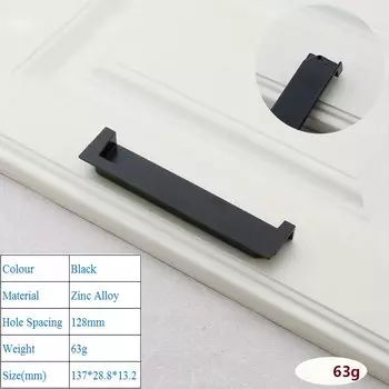 Ручки для дверей LEIBEEAN темные из цинкового сплава