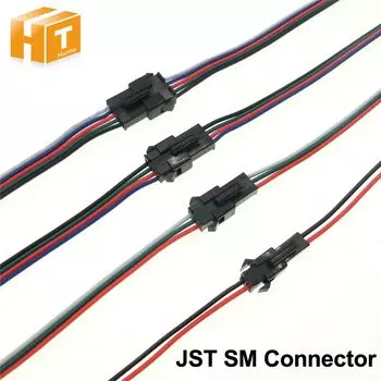 TRANYTON JST SM разъем 2pin / 3pin / 4pin / 5pin комплект 5 шт