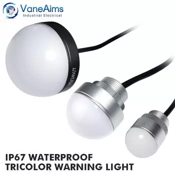 Трехцветный светодиодный маяк VaneAims 12/24В