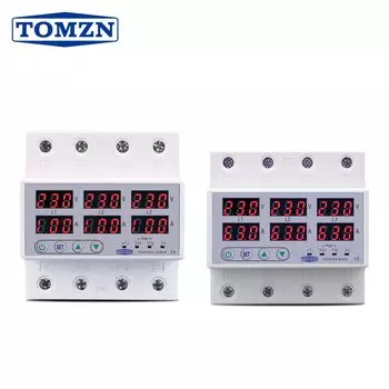 TOMZN Трехфазный регулятор напряжения 63A 220V 3P+N