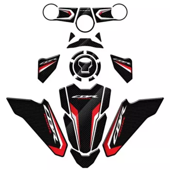 Трехмерная защитная наклейка на боковой бак для Honda CBR650R 2019-2022