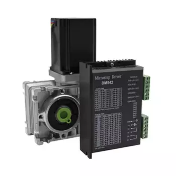Трехосевой драйвер для фотооборудования, ЧПУ комплект NMRV030 отношение 1:10/15/20/25/30/40/50, редуктор + NEMA23 с драйвером DM542