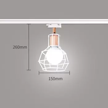 Трековый светильник WPOSTAR, черный, железный, трехцветный, 85-240В