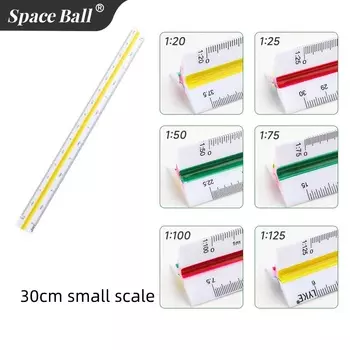 Треугольная линейка Angel Mark 12.5/30 см