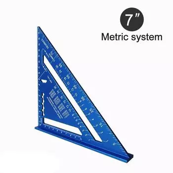 Треугольная линейка Gootrades 7 дюймов алюминиевый сплав