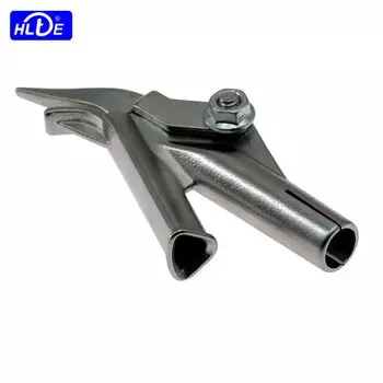 Треугольная скоростная сварочная насадка HLTE 6*6*7 мм и отсекающая насадка в одном, подходит для пистолета горячего воздуха с круглым наконечником 5 мм, лист PP/PE/PVC, труба, бак...