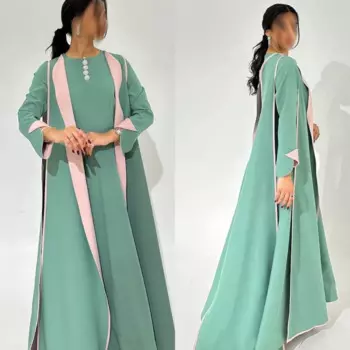 Трикотажное деловое ТРАПЕЦИЕВИДНОЕ ПЛАТЬЕ с бисером и круглым вырезом на заказ, длинное Повседневное платье