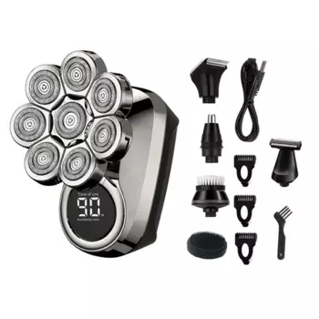 Триммер для волос в носу и ушах, 6 в 1