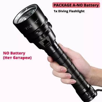 TRLIFE IP8 водонепроницаемый фонарь для дайвинга 5200 мАч